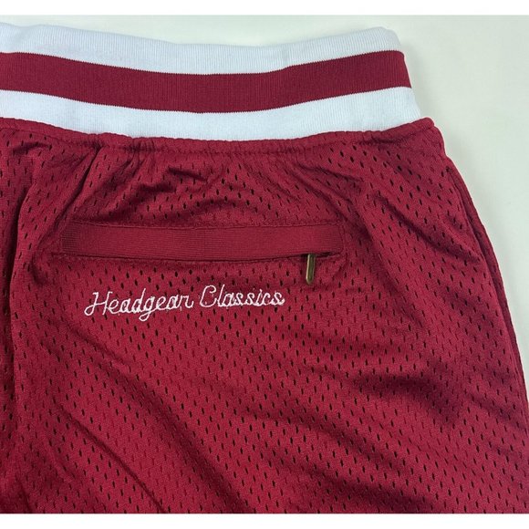 Kobe Bryant Lower Merion Front Logo Headgear Mens Small Red Basketball Shorts - Picture 9 of 10